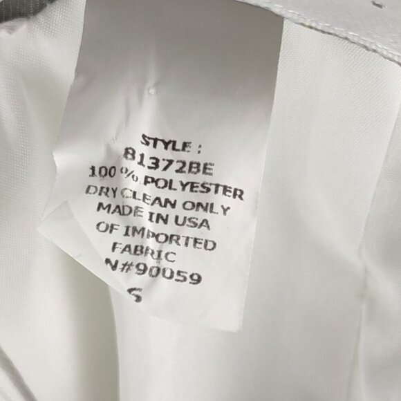 David's Bridal Women's Green Floral Strapless Dress Size 6 - Picture 11 of 12